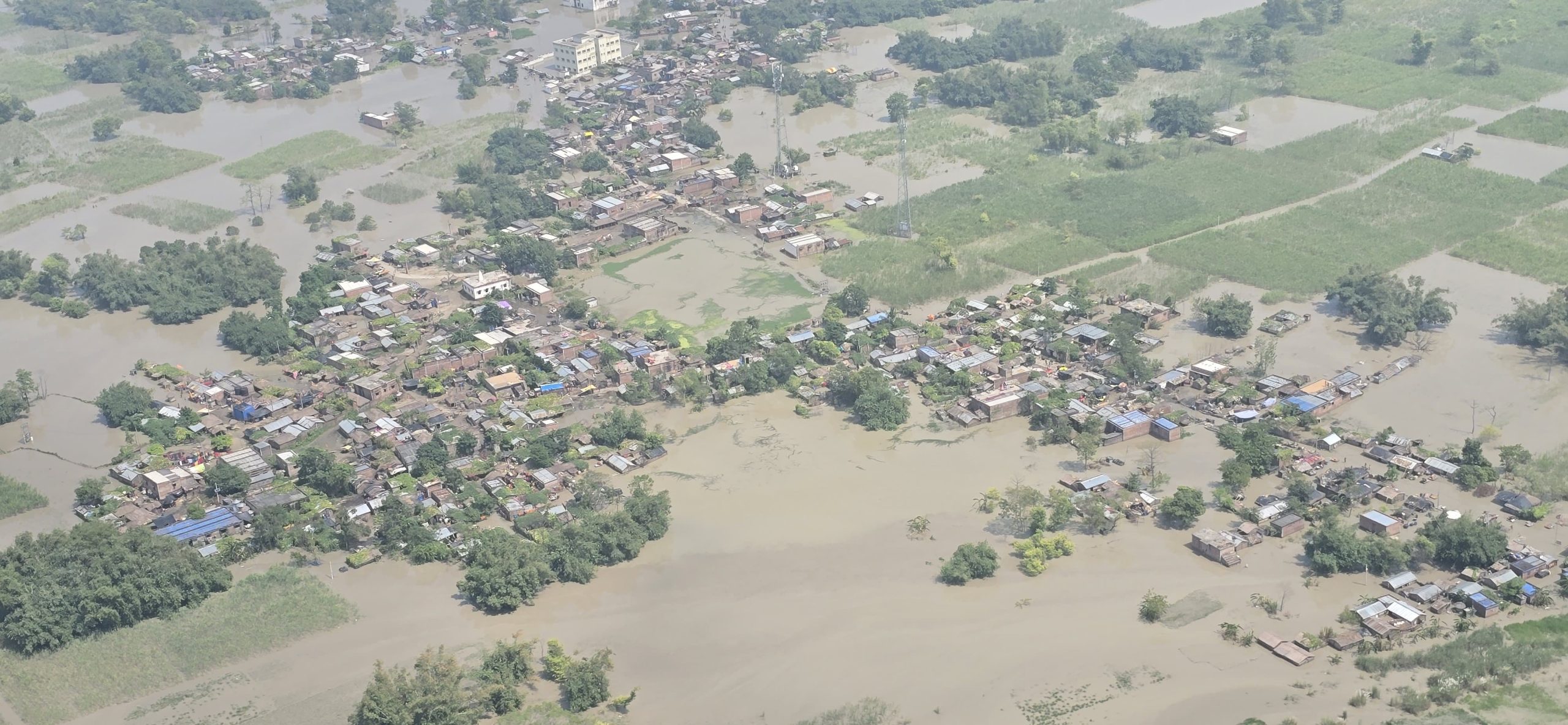 Bihar CM Samrat Choudhary conducts aerial survey of West Champaran to assess flood situation