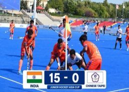 Indian men’s junior team reach semi-finals of Asia Hockey Cup Indian men’s junior team reach semi-finals of Asia Hockey Cup