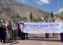 Kargil hosts Mega Padyatra for a drug-free and greener Ladakh