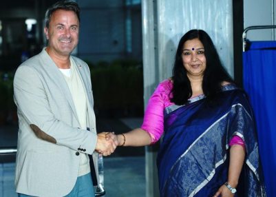 Luxembourg Deputy PM Xavier Bettel arrives in New Delhi for official visit
