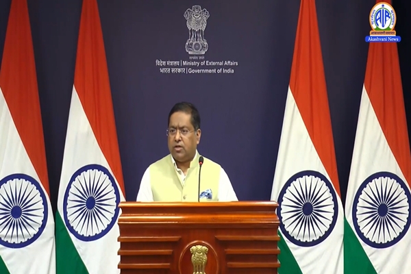 विदेश मंत्रालय: चीन के साथ मुख्‍य चिंताओं को दूर करने में आपसी सम्मान और संवेदनशीलता मार्गदर्शक सिद्धांत होना चाहिए