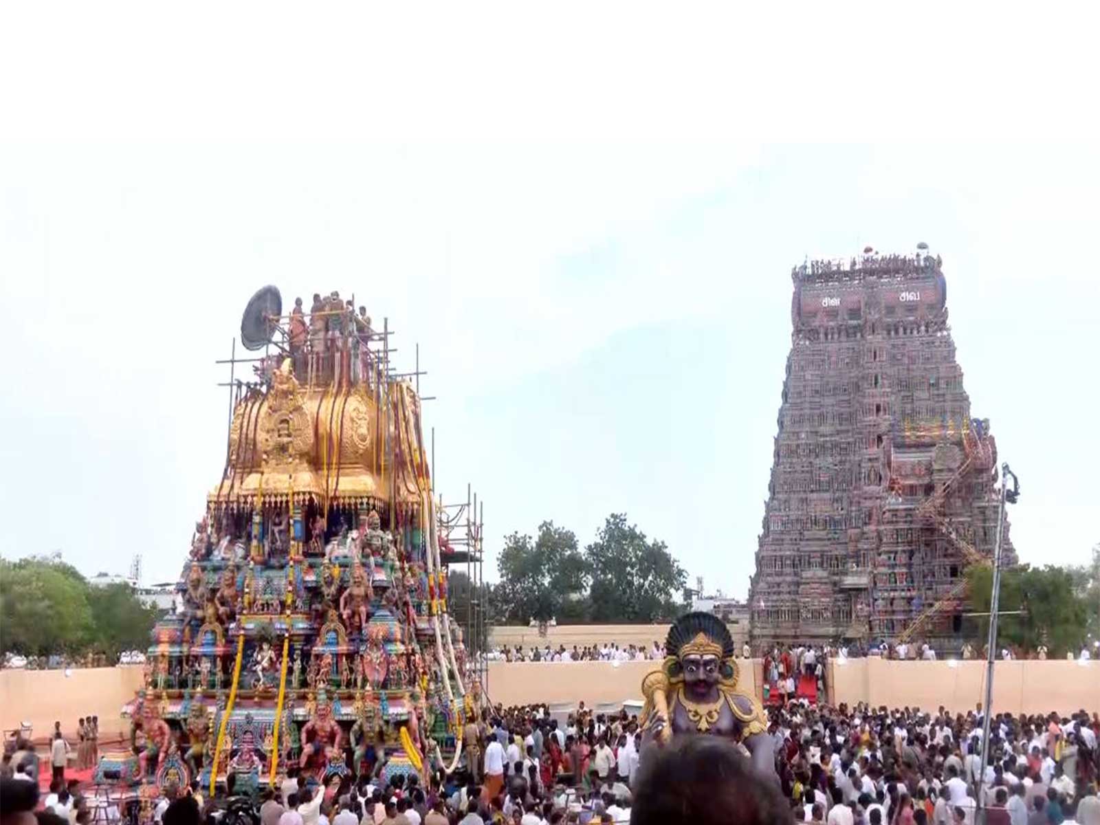 Madurai Meenakshi Temple holds Maha Kumbabhishekam ceremony after 17 years