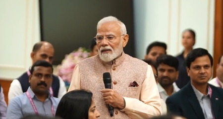 PM Modi interacts with National Teachers’ Day Award winners in New Delhi