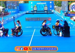 અમદાવાદમાં રમાઈ રહેલી વિશ્વ પેરા તીરંદાજી સ્પર્ધામાં ભારતીય પેરા તીરંદાજો આજે સુવર્ણ ચંદ્રક જીતવાના જુસ્સા સાથે મેદાનમાં ઉતરશે