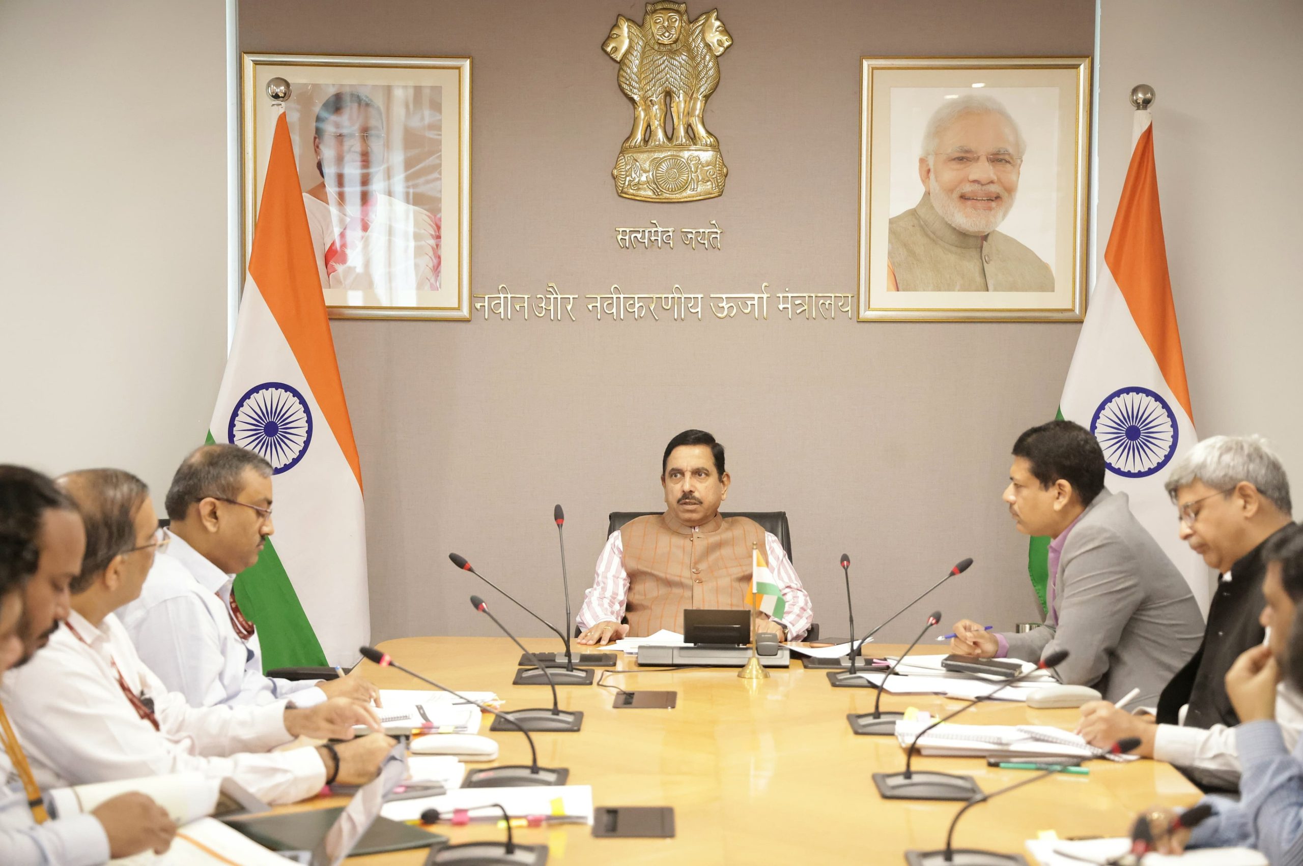 Union Minister Pralhad Joshi reviews preparations for Bharat Renewable Energy Summit 2026