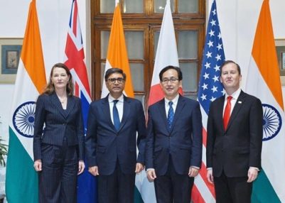 Quad Sherpas’ Meeting held in New Delhi Quad Sherpas’ Meeting held in New Delhi