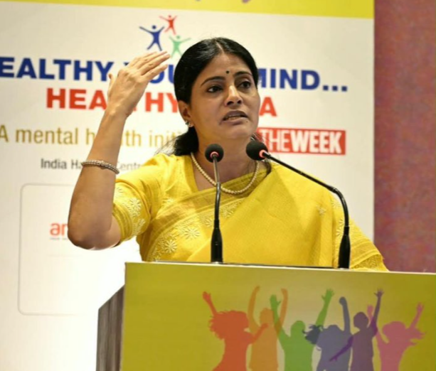 केन्‍द्रीय स्वास्थ्य और परिवार कल्याण राज्य मंत्री अनुप्रिया पटेल ने कहा, मानसिक स्वास्थ्य समग्र स्वास्थ्य और कल्याण का अनिवार्य हिस्सा