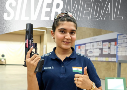 Esha Singh wins silver in women’s 25m pistol at Asian Games Esha Singh wins silver in women’s 25m pistol at Asian Games