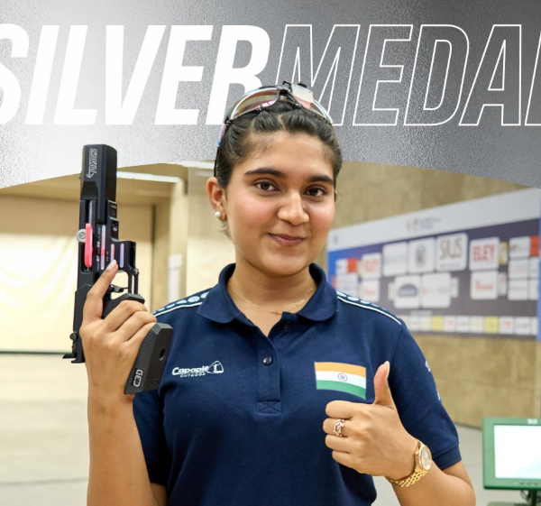 Esha Singh wins silver in women’s 25m pistol at Asian Games