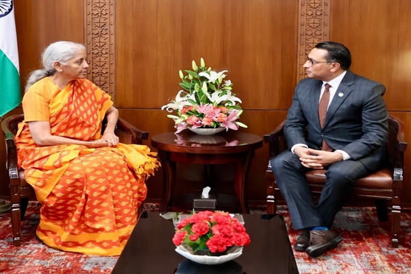FM N Sitharaman discusses rehabilitation of flood victims with her Nepalese counterpart