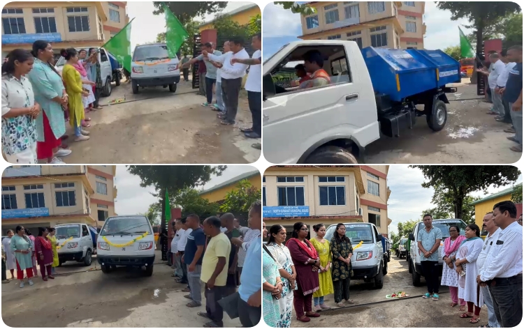 উত্তৰ গুৱাহাটী পৌৰসভাৰ অধীনত আৱৰ্জনা সংগ্ৰহৰ বাবে ৭ খন বাহন মুকলি