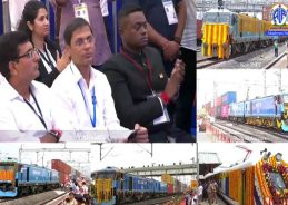 PM Modi flags off freight and passenger train services in Gujarat
