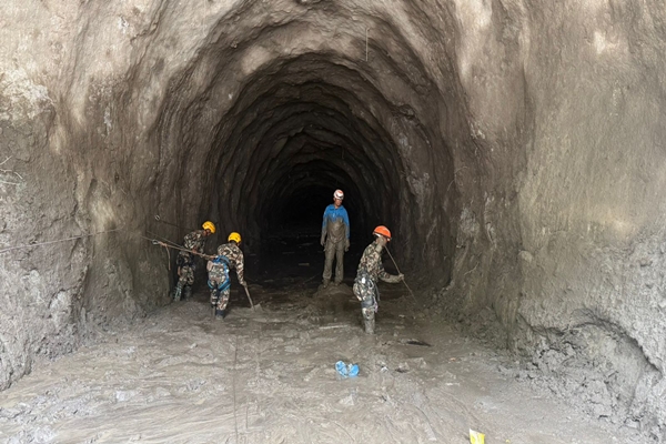 Nepal rescuers blast hillside in search of hydropower workers