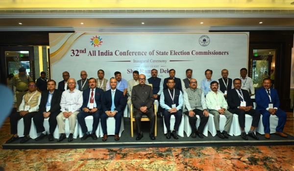 छत्तीसगढ़: 32वां अखिल भारतीय राज्य निर्वाचन आयुक्त सम्मेलन का रायपुर में शुरू, राज्यपाल रामेन डेका ने किया उद्घाटन