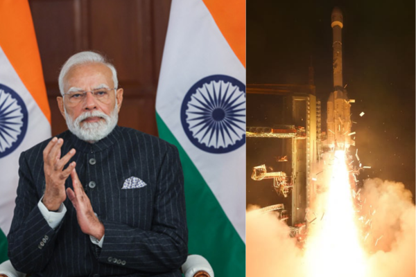 জি এছ এল ভি-এফ-১৭ৰ সফল উৎক্ষেপনৰ বাবে ভাৰতীয় মহাকাশ গৱেষণা সংস্থাক অভিনন্দন প্রধানমন্ত্ৰী মোদীৰ
