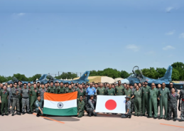 Defence Minister Rajnath Singh hails maiden visit of Japanese fighter aircraft to India as milestone in defence partnership