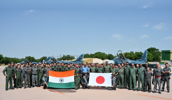Defence Minister Rajnath Singh hails maiden visit of Japanese fighter aircraft to India as milestone in defence partnership
