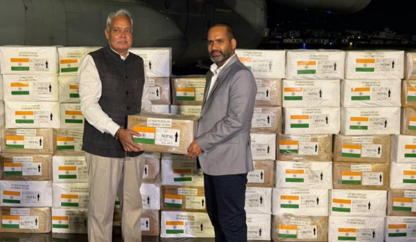नेपाल: बाढ़ के मद्देनजर भारत ने मानवीय सहायता की तेज, 130 टन से अधिक राहत सामग्री भेजी नेपाल