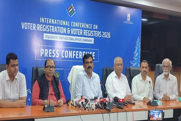 CEO Jharkhand organises International conference on Voter Registration and Voter Registers 
