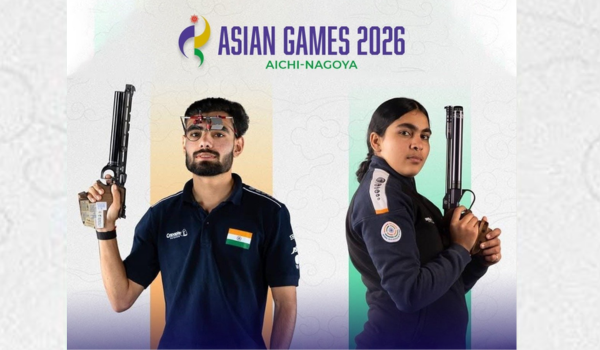 Indian duo Kamaljeet & Suruchi Singh storms into final of mixed team 10m air pistol event at Asian Games in Japan