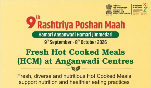 9th Rashtriya Poshan Maah to be launched in Varanasi on Wednesday
