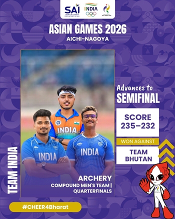 India’s Men’s, Women’s compound archery team reach semi-finals at Asian Games