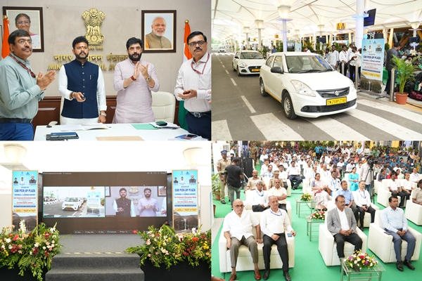 Civil Aviation Minister Ram Mohan Naidu Virtually Inaugurates Cab Pick-up Plaza at Chennai Airport