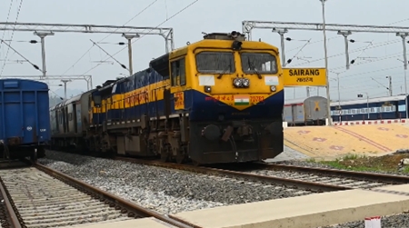 Bairabi-Sairang railway line in Mizoram completes one year