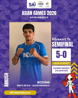 Asian Games: Abhay Singh wins silver in men’s singles squash; Boxer Ankush Panghal assures medal in 80kg quarterfinal