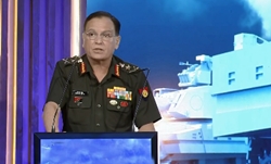 COAS General Dhiraj Seth delivers keynote address on “Aatmanirbharta in an Era of Transformative Wars” at a Defence Conclave COAS General Dhiraj Seth delivers keynote address on “Aatmanirbharta in an Era of Transformative Wars” at a Defence Conclave