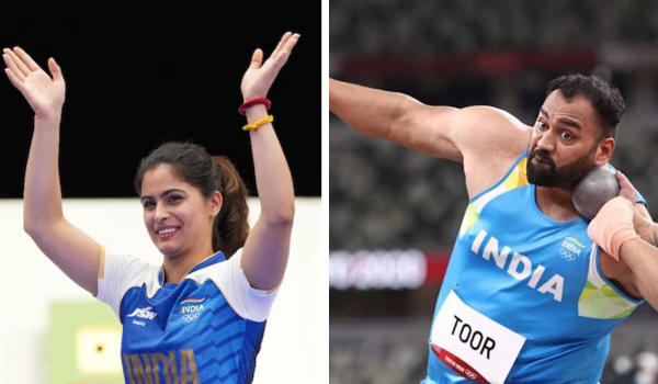 Manu Bhaker, Tajinderpal Singh Toor Named India’s Flagbearers for Asian Games 2026