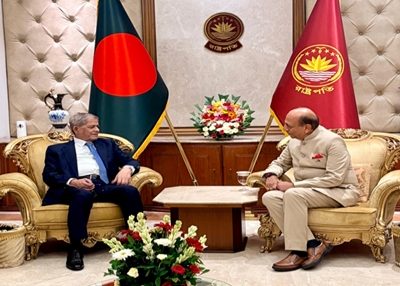Indian High Commissioner in Dhaka made courtesy call on Bangladesh President Indian High Commissioner in Dhaka made courtesy call on Bangladesh President