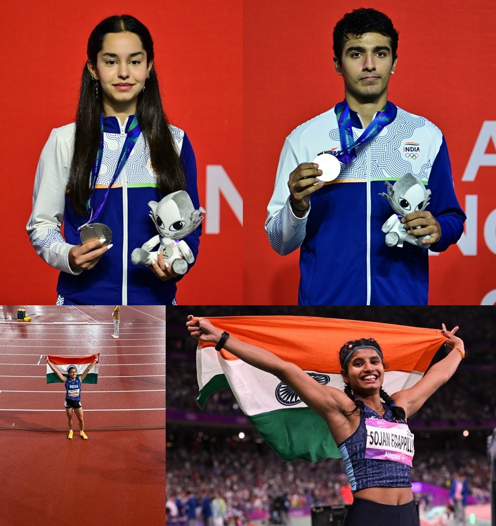 PM Modi Congratulates Abhay, Anahat, Ancy and Harita on Asian Games Medals