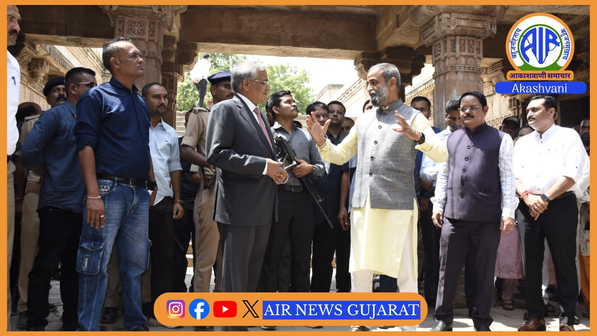મુખ્ય ચૂંટણી કમિશનર જ્ઞાનેશકુમારે ઐતિહાસિક અડાલજની વાવની મુલાકાત લીધી