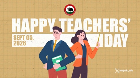 Nagaland Governor & CM extend greetings on Teachers’ Day today