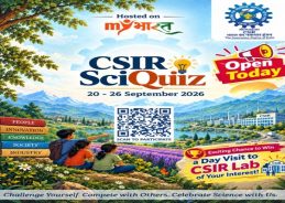 CSIR Launches Science & Innovation Quiz on MY Bharat Portal CSIR Launches Science & Innovation Quiz on MY Bharat Portal