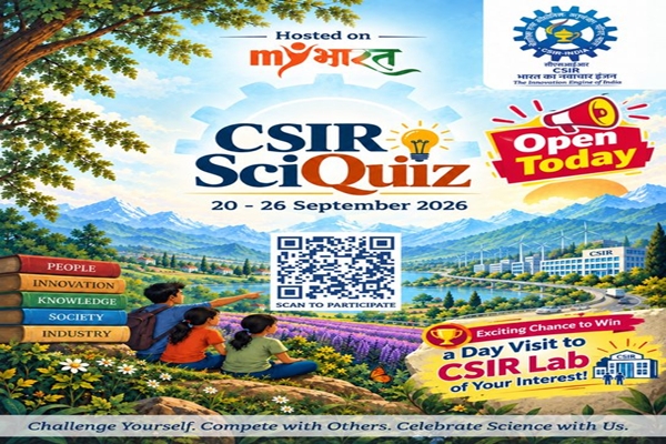 CSIR Launches Science & Innovation Quiz on MY Bharat Portal