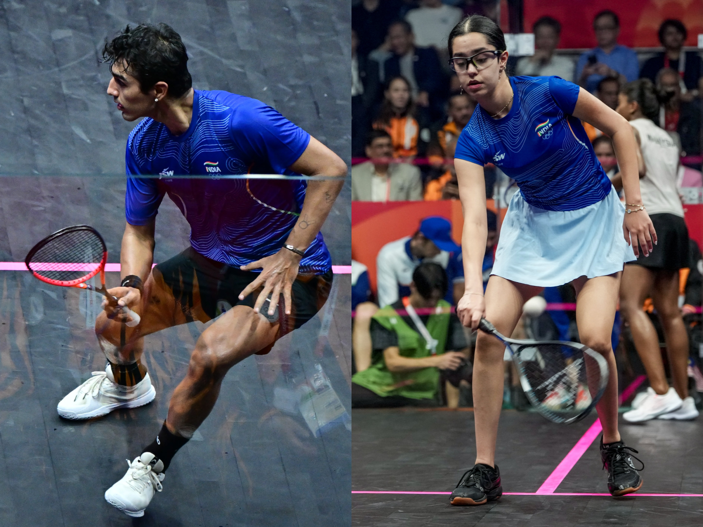 India Clinches Two Silver Medals in Squash at Asian Games