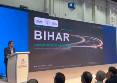 Bihar makes an impressive investment pitch at AIM Congress in Dubai Bihar makes an impressive investment pitch at AIM Congress in Dubai