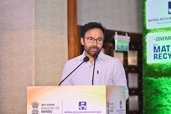 Critical Minerals Recycling Crucial for India’s Clean Energy Transition, Defence Preparedness: G. Kishan Reddy