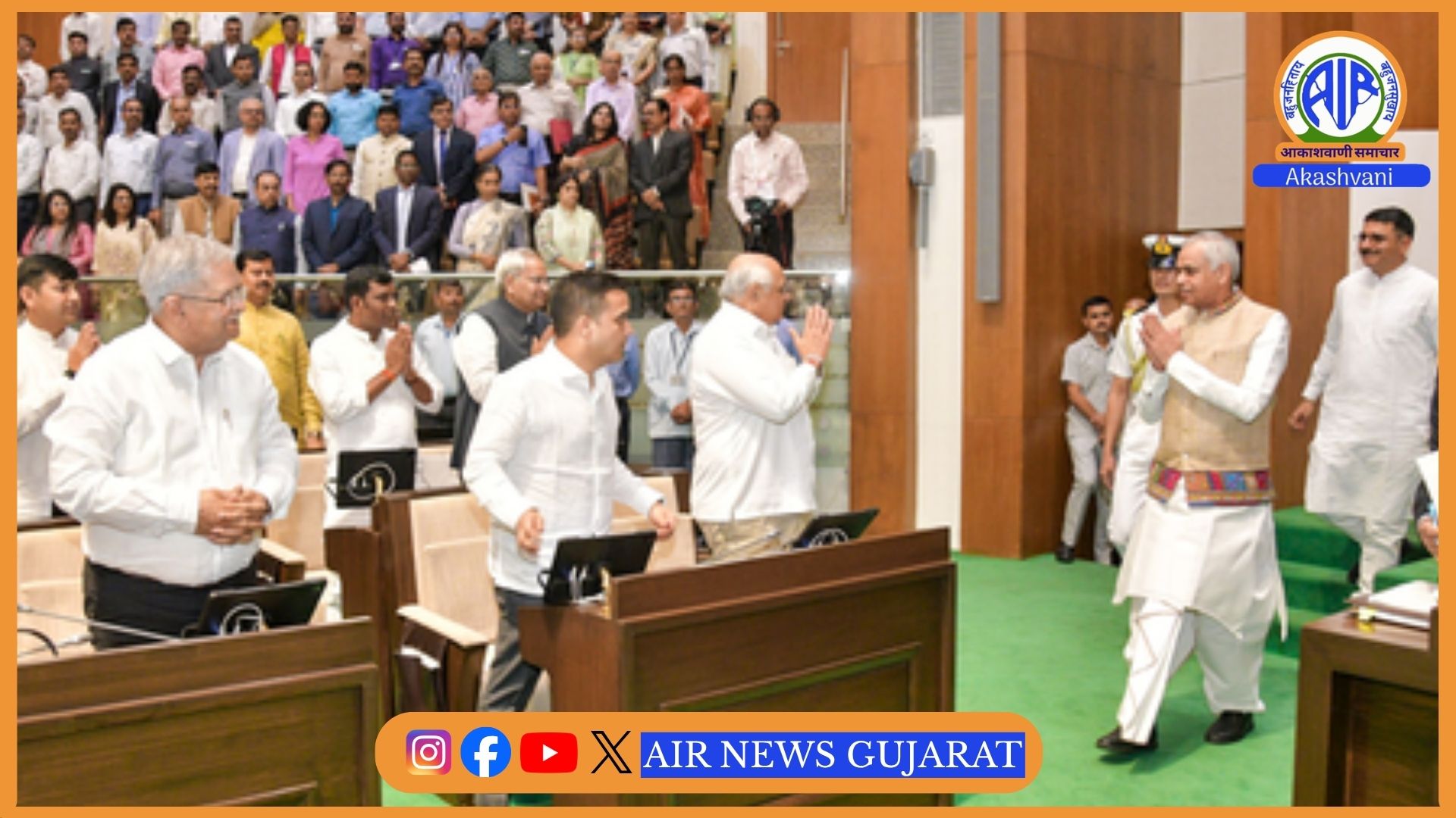 ગુજરાત વિધાનસભાના 3 દિવસીય સત્રનો પ્રારંભ: 5 દિવંગત ધારાસભ્યોને અપાઈ શ્રદ્ધાંજલિ