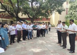 Akashvani NSD officers, staff take Swachhata pledge under Swachhata Hi Seva campaign Akashvani NSD officers, staff take Swachhata pledge under Swachhata Hi Seva campaign
