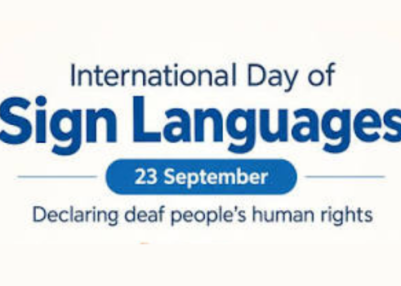 International Day of Sign Languages observed under theme ‘Declaring Deaf People’s Human Rights’