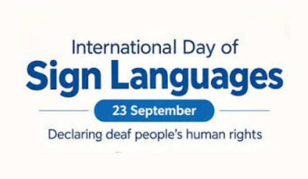 International Day of Sign Languages observed under theme ‘Declaring Deaf People’s Human Rights’