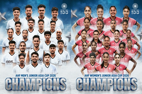 India sweep junior Asia Cup hockey titles in men's and women's events news image