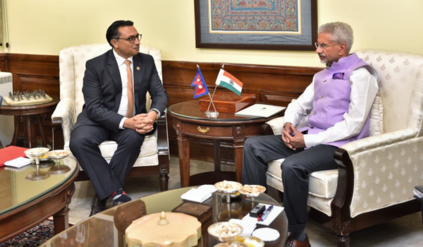 EAM Jaishankar Meets Nepalese Finance Minister Swarnim Wagle in New Delhi