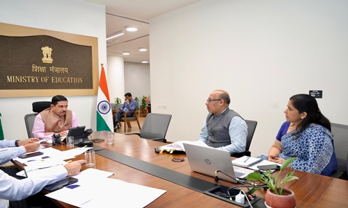 Education Minister Pralhad Joshi holds meeting with officials for school education reforms