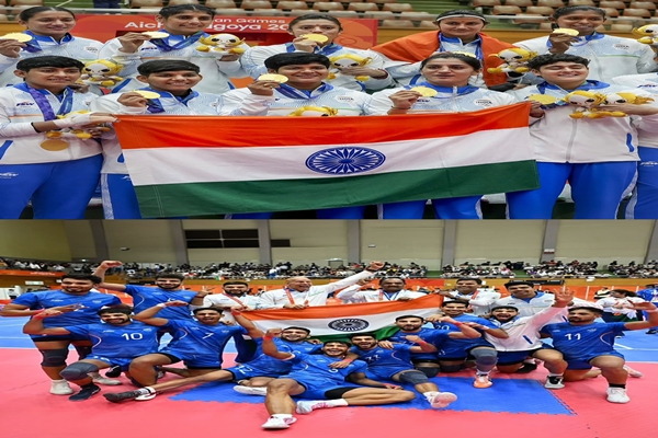 Kabaddi Golden Double: India wins men’s and women’s Kabaddi gold at Asian Games