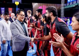 Parliamentary Affairs Minister Kiren Rijiju Attends Korfball Premier League Opening Ceremony Parliamentary Affairs Minister Kiren Rijiju Attends Korfball Premier League Opening Ceremony