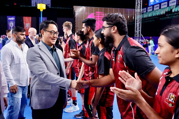 Parliamentary Affairs Minister Kiren Rijiju Attends Korfball Premier League Opening Ceremony
